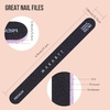 image:imageMakartt Nail File 100180 Grit Emery Boards for Nails Professional Washable Doubled Sides Filer Kit for Medium and Gentle Filing Manicure ToolsBlack2pcs Trial SetBlack  2 pcs  100180 Grit
