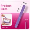 image:imageMakartt Nail File 100180 Grit Emery Boards for Nails Professional Washable Doubled Sides Filer Kit for Medium and Gentle Filing Manicure ToolsBlack2pcs Trial SetPurple  10 pcs  100180 Grit