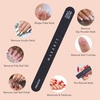 image:imageMakartt Nail File 100180 Grit Emery Boards for Nails Professional Washable Doubled Sides Filer Kit for Medium and Gentle Filing Manicure ToolsBlack2pcs Trial SetBlack  2 pcs  100180 Grit