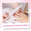 image:imageMakartt Nail File 100180 Grit Nail Files for Natural Nails Professional Strong Emery Boards for Nails Doubled Sides Washable Fingernail Files Manicure Tool SetZebra2pcs Trial Set20pcsNail File 180240 Grit