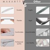 image:imageMakartt Nail File 100180 Grit Nail Files for Natural Nails Professional Strong Emery Boards for Nails Doubled Sides Washable Fingernail Files Manicure Tool SetZebra2pcs Trial Set20pcs100180Grit
