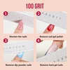 image:imageMakartt Nail File 100180 Grit Nail Files for Natural Nails Professional Strong Emery Boards for Nails Doubled Sides Washable Fingernail Files Manicure Tool SetZebra2pcs Trial Set20pcs100180Grit