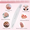 image:imageMakartt Nail File 100180 Grit Nail Files for Natural Nails Professional Strong Emery Boards for Nails Doubled Sides Washable Fingernail Files Manicure Tool SetZebra2pcs Trial Set240240 Grit