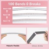 image:imageMakartt Nail File 100180 Grit Nail Files for Natural Nails Professional Strong Emery Boards for Nails Doubled Sides Washable Fingernail Files Manicure Tool SetZebra2pcs Trial Set100100 Grit