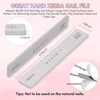 image:imageMakartt Nail File 100180 Grit Nail Files for Natural Nails Professional Strong Emery Boards for Nails Doubled Sides Washable Fingernail Files Manicure Tool SetZebra2pcs Trial Set8080 Grit