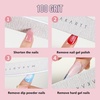 image:imageMakartt Nail File 100180 Grit Nail Files for Natural Nails Professional Strong Emery Boards for Nails Doubled Sides Washable Fingernail Files Manicure Tool SetZebra2pcs Trial Set100100 Grit