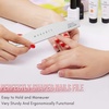 image:imageMakartt Nail File 100180 Grit Nail Files for Natural Nails Professional Strong Emery Boards for Nails Doubled Sides Washable Fingernail Files Manicure Tool SetZebra2pcs Trial Set240240 Grit