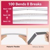 image:imageMakartt Nail File 100180 Grit Nail Files for Natural Nails Professional Strong Emery Boards for Nails Doubled Sides Washable Fingernail Files Manicure Tool SetZebra2pcs Trial Set20pcs100180Grit