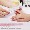 image:imageMakartt Nail File 100180 Grit Nail Files for Natural Nails Professional Strong Emery Boards for Nails Doubled Sides Washable Fingernail Files Manicure Tool SetZebra2pcs Trial Set100100 Grit