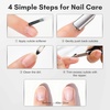 image:imageMakartt Nail File and Buffer Set Pink Basic Prep Kit with Cuticle Clipper Trimmer Pusher Brush Manicure Care Kit for Natural and Acrylic Nails 7pcsBlack3pcs