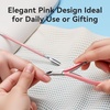 image:imageMakartt Nail File and Buffer Set Pink Basic Prep Kit with Cuticle Clipper Trimmer Pusher Brush Manicure Care Kit for Natural and Acrylic Nails 7pcsCuticle Tools4pcs