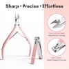 image:imageMakartt Nail File and Buffer Set Pink Basic Prep Kit with Cuticle Clipper Trimmer Pusher Brush Manicure Care Kit for Natural and Acrylic Nails 7pcsCuticle Tools4pcs