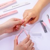 image:imageMakartt Nail File and Buffer Set Pink Basic Prep Kit with Cuticle Clipper Trimmer Pusher Brush Manicure Care Kit for Natural and Acrylic Nails 7pcsPink7pcs