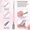 image:imageMakartt Nail File and Buffer Set Pink Basic Prep Kit with Cuticle Clipper Trimmer Pusher Brush Manicure Care Kit for Natural and Acrylic Nails 7pcsPink3pcs