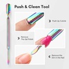 image:imageMakartt Nail File and Buffer Set Pink Basic Prep Kit with Cuticle Clipper Trimmer Pusher Brush Manicure Care Kit for Natural and Acrylic Nails 7pcsRainbow Titanium3pcs