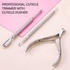 image:imageMakartt Nail File and Buffer Set Pink Basic Prep Kit with Cuticle Clipper Trimmer Pusher Brush Manicure Care Kit for Natural and Acrylic Nails 7pcsSilver3pcs