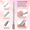 image:imageMakartt Nail File and Buffer Set Pink Basic Prep Kit with Cuticle Clipper Trimmer Pusher Brush Manicure Care Kit for Natural and Acrylic Nails 7pcsSilver3pcs