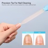 image:imageMakartt Nail Files Glass Nail Files for Natural Nails DoubleSided Reusable Sandblasted Fingernail Buffers with Case for Shape amp Smooth Finish Portable Manicure Gift Set 3pcs Pink Green Blue1pc Blue glass nail file