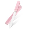 image:imageMakartt Nail Files Glass Nail Files for Natural Nails DoubleSided Reusable Sandblasted Fingernail Buffers with Case for Shape amp Smooth Finish Portable Manicure Gift Set 3pcs Pink Green Blue1pc Pink glass nail file