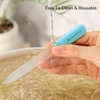 image:imageMakartt Nail Files Glass Nail Files for Natural Nails DoubleSided Reusable Sandblasted Fingernail Buffers with Case for Shape amp Smooth Finish Portable Manicure Gift Set 3pcs Pink Green Blue1pc Blue glass nail file
