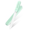 image:imageMakartt Nail Files Glass Nail Files for Natural Nails DoubleSided Reusable Sandblasted Fingernail Buffers with Case for Shape amp Smooth Finish Portable Manicure Gift Set 3pcs Pink Green Blue1pc Green glass nail file