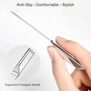 image:imageMakartt Nail Files Glass Nail Files for Natural Nails DoubleSided Reusable Sandblasted Fingernail Buffers with Case for Shape amp Smooth Finish Portable Manicure Gift Set 3pcs Pink Green BlueMetal nail file1pc