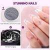 image:imageMakartt Nail Foil Glue 3D Gel Nail Art 2Pcs 8ml Nails Transfer Gel Adhesive for Linear Shell Ripple Designs UV LED Lamp Required1pc 8ml 3D Foil Nail Gel