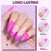 image:imageMakartt Nail Foil Glue 3D Gel Nail Art 2Pcs 8ml Nails Transfer Gel Adhesive for Linear Shell Ripple Designs UV LED Lamp Required1pc 8ml 3D Foil Nail Gel