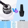 image:imageMakartt Nail Foil Glue 3D Gel Nail Art 2Pcs 8ml Nails Transfer Gel Adhesive for Linear Shell Ripple Designs UV LED Lamp Required1pcs 15ml