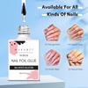 image:imageMakartt Nail Foil Glue 3D Gel Nail Art 2Pcs 8ml Nails Transfer Gel Adhesive for Linear Shell Ripple Designs UV LED Lamp Required1pcs 15ml