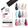 image:imageMakartt Nail Foil Glue 3D Gel Nail Art 2Pcs 8ml Nails Transfer Gel Adhesive for Linear Shell Ripple Designs UV LED Lamp Required1pcs 15ml