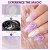 image:imageMakartt Nail Foil Glue 3D Gel Nail Art 2Pcs 8ml Nails Transfer Gel Adhesive for Linear Shell Ripple Designs UV LED Lamp Required2pcs 8ml 3D Foil Nail Gel