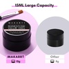 image:imageMakartt Nail Rhinestone Glue with 3D Gel Kit  Super Strong Nail Charm Glue amp Sculpting Gel for DIY Nail Art Drawing Molding amp Embossed Designs Easy to Use for Nail Lovers amp BeginnersA6nail rhinestone glue with brush  15g
