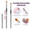 image:imageMakartt Nail Rhinestone Glue with 3D Gel Kit  Super Strong Nail Charm Glue amp Sculpting Gel for DIY Nail Art Drawing Molding amp Embossed Designs Easy to Use for Nail Lovers amp BeginnersA6nail rhinestone glue with brush  15g