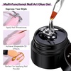 image:imageMakartt Nail Rhinestone Glue with 3D Gel Kit  Super Strong Nail Charm Glue amp Sculpting Gel for DIY Nail Art Drawing Molding amp Embossed Designs Easy to Use for Nail Lovers amp BeginnersA6nail rhinestone glue with brush  15g