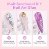 image:imageMakartt Nail Rhinestone Glue with 3D Gel Kit  Super Strong Nail Charm Glue amp Sculpting Gel for DIY Nail Art Drawing Molding amp Embossed Designs Easy to Use for Nail Lovers amp BeginnersA1rhinestone glue for nail charms  30ml