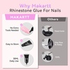 image:imageMakartt Nail Rhinestone Glue with 3D Gel Kit  Super Strong Nail Charm Glue amp Sculpting Gel for DIY Nail Art Drawing Molding amp Embossed Designs Easy to Use for Nail Lovers amp BeginnersA1rhinestone glue for nail charms  30ml