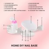image:imageMakartt Nail Stand Hand Rest for Nails Manicure Supplies with Multi Angle amp Polish Trays Foot Station Supply for Salon Home DIY
