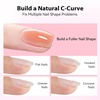 image:imageMakartt Nude Gel Builder Kit 15ML 8in1 Nail Builder Set Salon DIY 6Pcs  Large Capacity for Professional Salon Nail Art DIYer Self Leveling Rubber Base Nail Shape Strengthener Apex BuildNude Pink Gel Poish  Top Coat