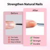 image:imageMakartt Nude Gel Builder Kit 15ML 8in1 Nail Builder Set Salon DIY 6Pcs  Large Capacity for Professional Salon Nail Art DIYer Self Leveling Rubber Base Nail Shape Strengthener Apex BuildNude Pink Gel Poish  Top Coat