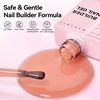 image:imageMakartt Nude Gel Builder Kit 15ML 8in1 Nail Builder Set Salon DIY 6Pcs  Large Capacity for Professional Salon Nail Art DIYer Self Leveling Rubber Base Nail Shape Strengthener Apex BuildNude Pink Gel Poish  Top Coat