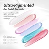 image:imageMakartt Pastel Gel Nail Polish Set 6 Colors Jelly Gel Polish Kit 15ML One NDone Spring Summer Glass Translucent Pink Blue Purple Yellow Green Cat Eye UV LED Nail Art Manicure Gift for WomenSpring in Bergen