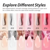 image:imageMakartt Pastel Gel Nail Polish Set 6 Colors Jelly Gel Polish Kit 15ML One NDone Spring Summer Glass Translucent Pink Blue Purple Yellow Green Cat Eye UV LED Nail Art Manicure Gift for WomenPeachy Pink