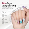 image:imageMakartt Pastel Gel Nail Polish Set 6 Colors Jelly Gel Polish Kit 15ML One NDone Spring Summer Glass Translucent Pink Blue Purple Yellow Green Cat Eye UV LED Nail Art Manicure Gift for WomenCool Girl Mocktail