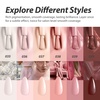 image:imageMakartt Pastel Gel Nail Polish Set 6 Colors Jelly Gel Polish Kit 15ML One NDone Spring Summer Glass Translucent Pink Blue Purple Yellow Green Cat Eye UV LED Nail Art Manicure Gift for WomenCozy Mocha Blend
