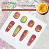 image:imageMakartt Pastel Gel Nail Polish Set 6 Colors Jelly Gel Polish Kit 15ML One NDone Spring Summer Glass Translucent Pink Blue Purple Yellow Green Cat Eye UV LED Nail Art Manicure Gift for WomenPassion Fruit