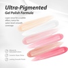 image:imageMakartt Pastel Gel Nail Polish Set 6 Colors Jelly Gel Polish Kit 15ML One NDone Spring Summer Glass Translucent Pink Blue Purple Yellow Green Cat Eye UV LED Nail Art Manicure Gift for WomenPeachy Pink