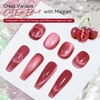 image:imageMakartt Pastel Gel Nail Polish Set 6 Colors Jelly Gel Polish Kit 15ML One NDone Spring Summer Glass Translucent Pink Blue Purple Yellow Green Cat Eye UV LED Nail Art Manicure Gift for WomenCherry