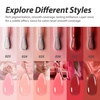 image:imageMakartt Pastel Gel Nail Polish Set 6 Colors Jelly Gel Polish Kit 15ML One NDone Spring Summer Glass Translucent Pink Blue Purple Yellow Green Cat Eye UV LED Nail Art Manicure Gift for WomenWarm Rose