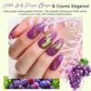 image:imageMakartt Pastel Gel Nail Polish Set 6 Colors Jelly Gel Polish Kit 15ML One NDone Spring Summer Glass Translucent Pink Blue Purple Yellow Green Cat Eye UV LED Nail Art Manicure Gift for WomenLady Finger Grape